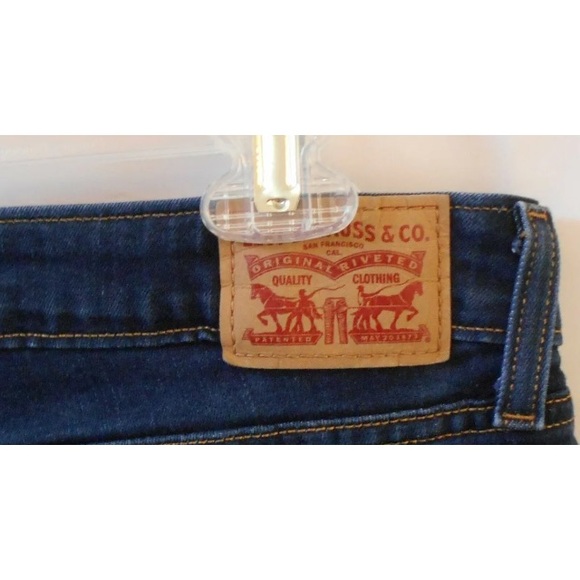 Womens Levi's 535 Super Skinny Jeans 33 x 28 1/2 - Picture 5 of 6